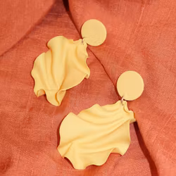 Satin round top MINI ljusgul
