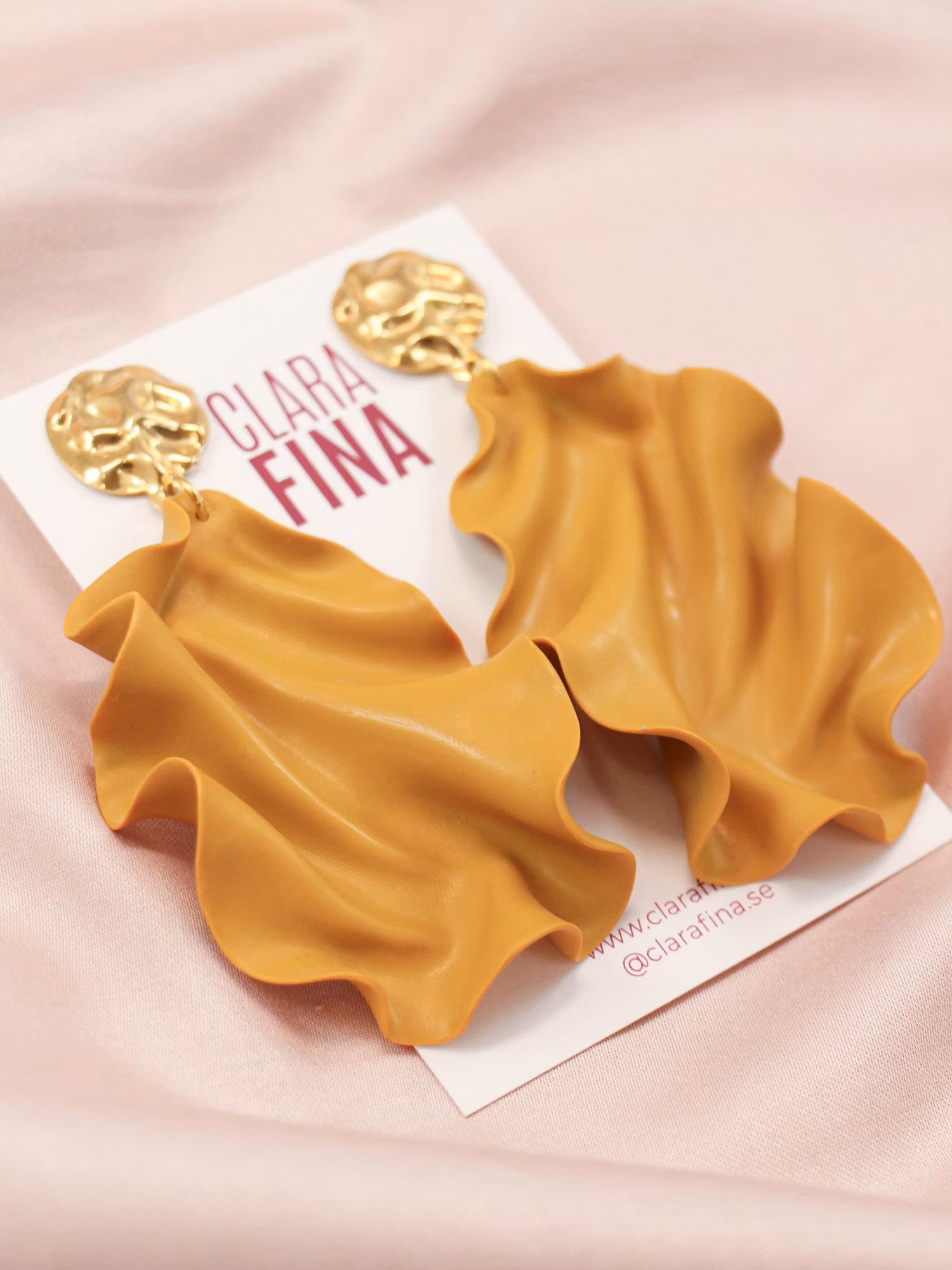 SAMPLE Satin Gold top ockragul