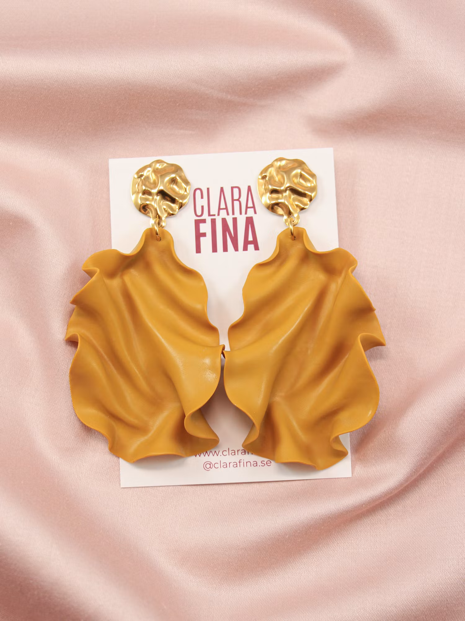 SAMPLE Satin Gold top ockragul