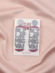 SAMPLE PLZ LÅT MIG VA! Silver och rosa