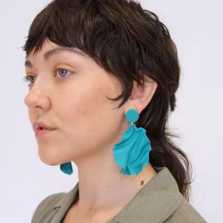 Satin round top Turkos