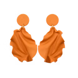 Satin round top MINI Varm orange