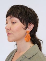 Satin round top MINI Varm orange