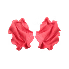 Satin MINI rosa marmorering OOAK