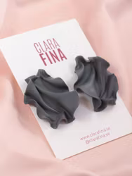 Satin MINI asfaltsgrå OOAK