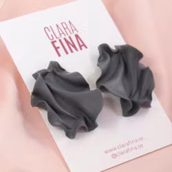 Satin MINI asfaltsgrå OOAK