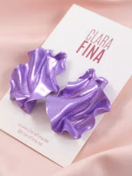 Satin MINI lila glitter