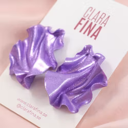 Satin MINI lila glitter