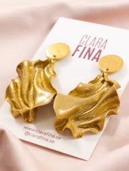 Satin Round top MINI guldglitter