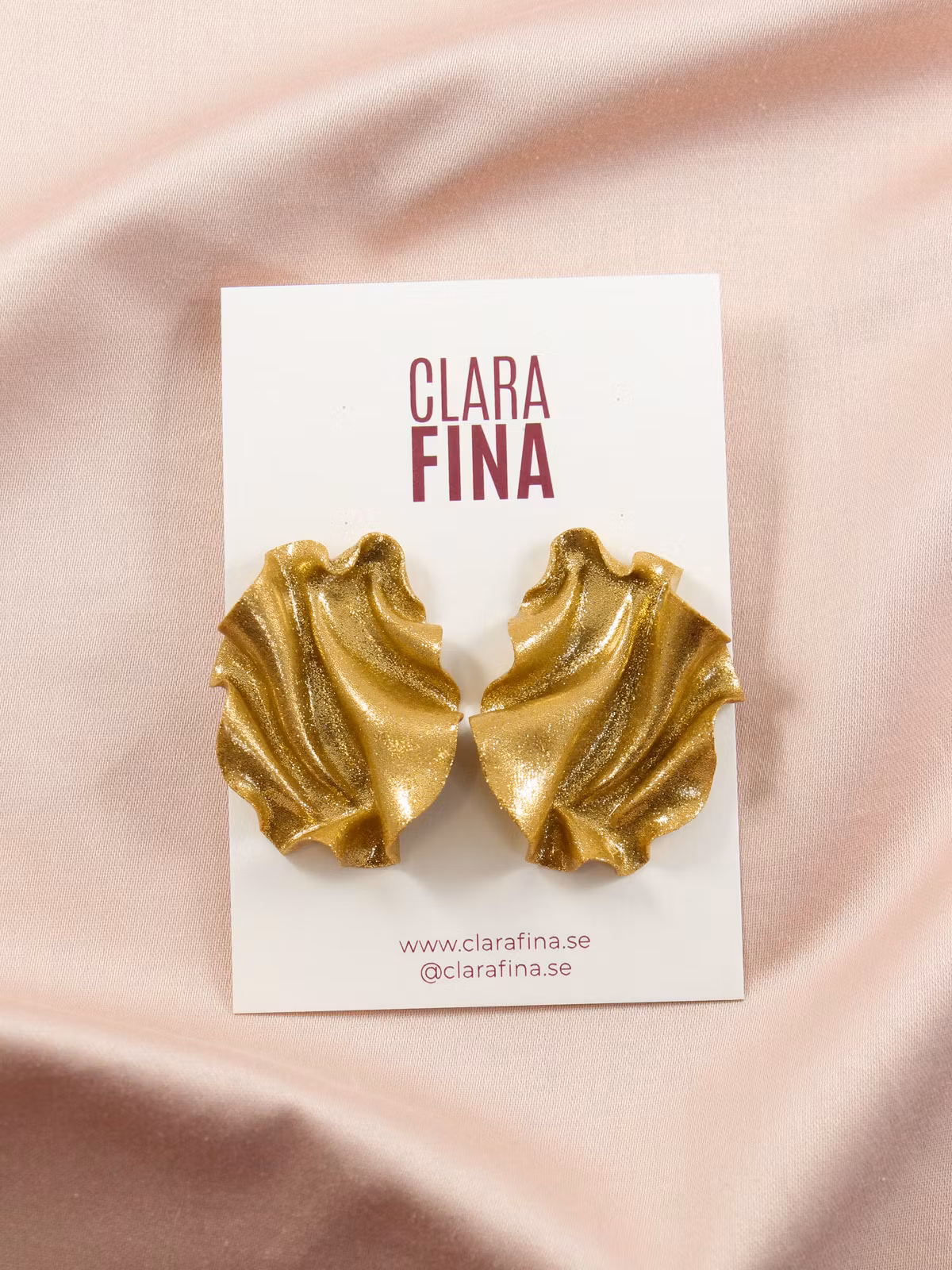 Satin MINI guldglitter