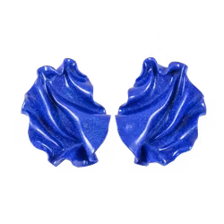 Satin Mini blått glitter