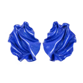 Satin Mini blått glitter