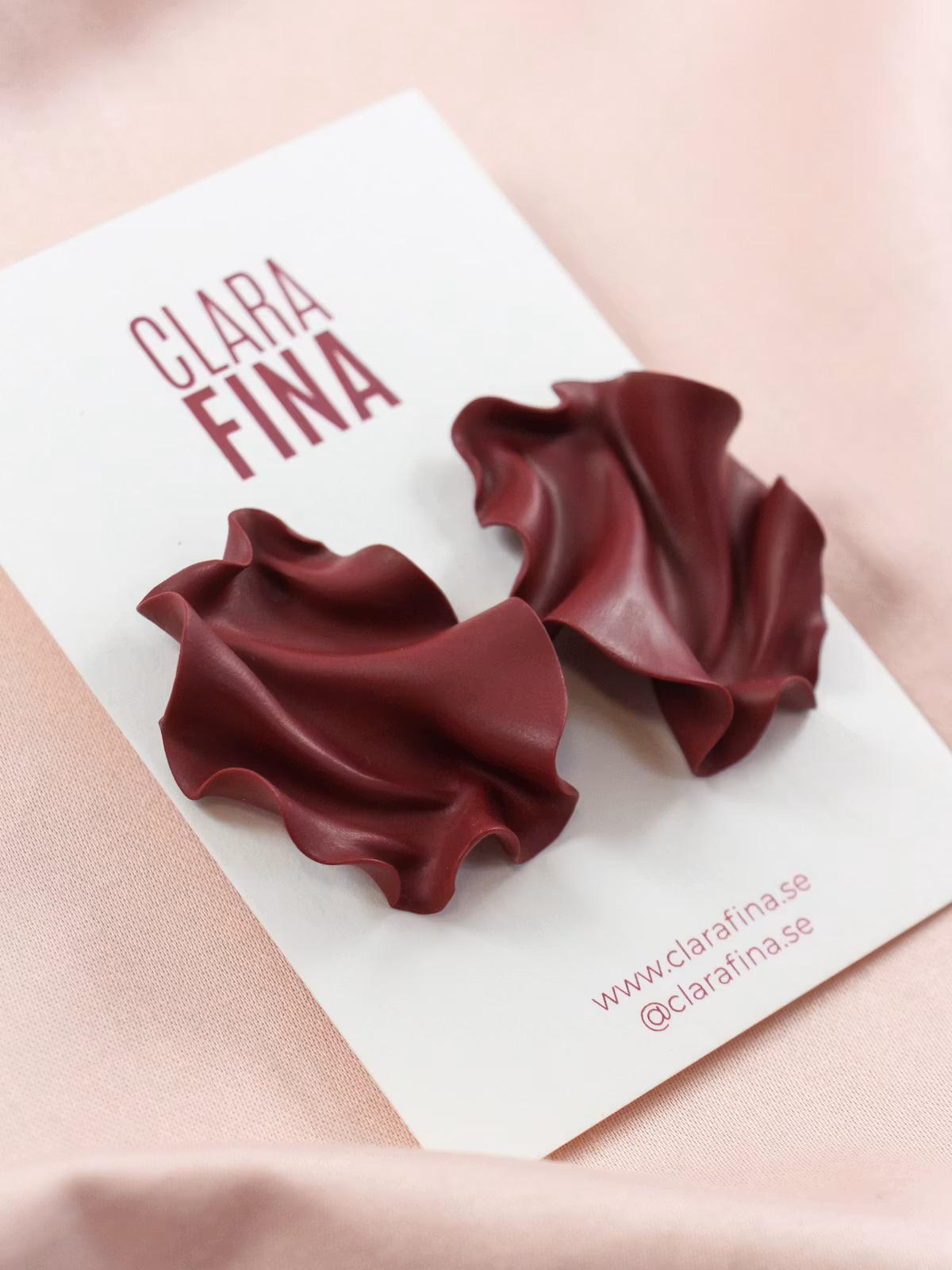 Satin MINI vinröd matt