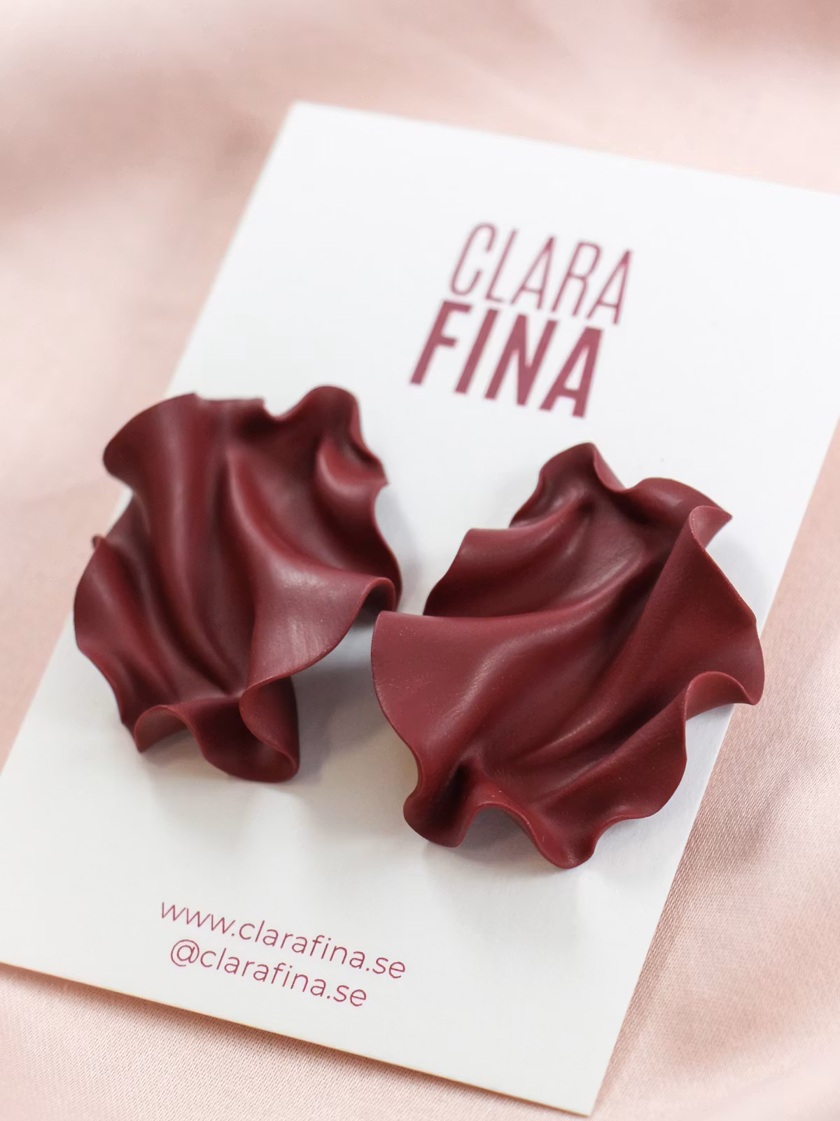 Satin MINI vinröd matt