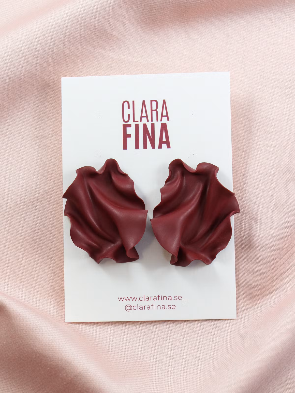 Satin MINI vinröd matt