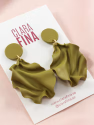 Satin round top MINI olivgrön