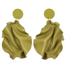 Satin round top olivgrön