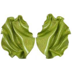 Satin limegrönt holografiskt glitter