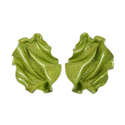 Satin MINI limegrönt holografiskt glitter