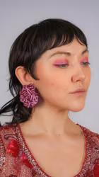 Satin Swirl Vinröd/rosa