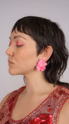 Satin MINI marmorering Rosa