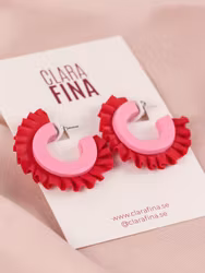 Volang hoop Rosa/röd