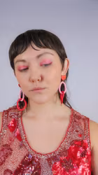 Länk Heart top Rosa/röd