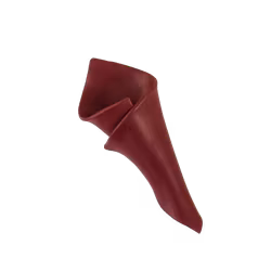 Fång brosch Vinröd lite mindre