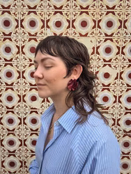 Satin MINI vinröd matt