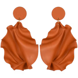 Satin round top Terrakotta