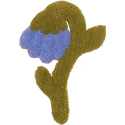 Tuftad blomma Blå sovande