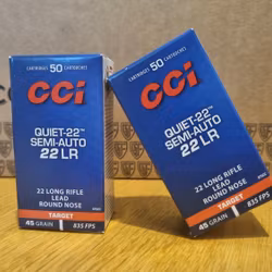 CCI .22LR, QUIET-22 Semi-Auto 45gr