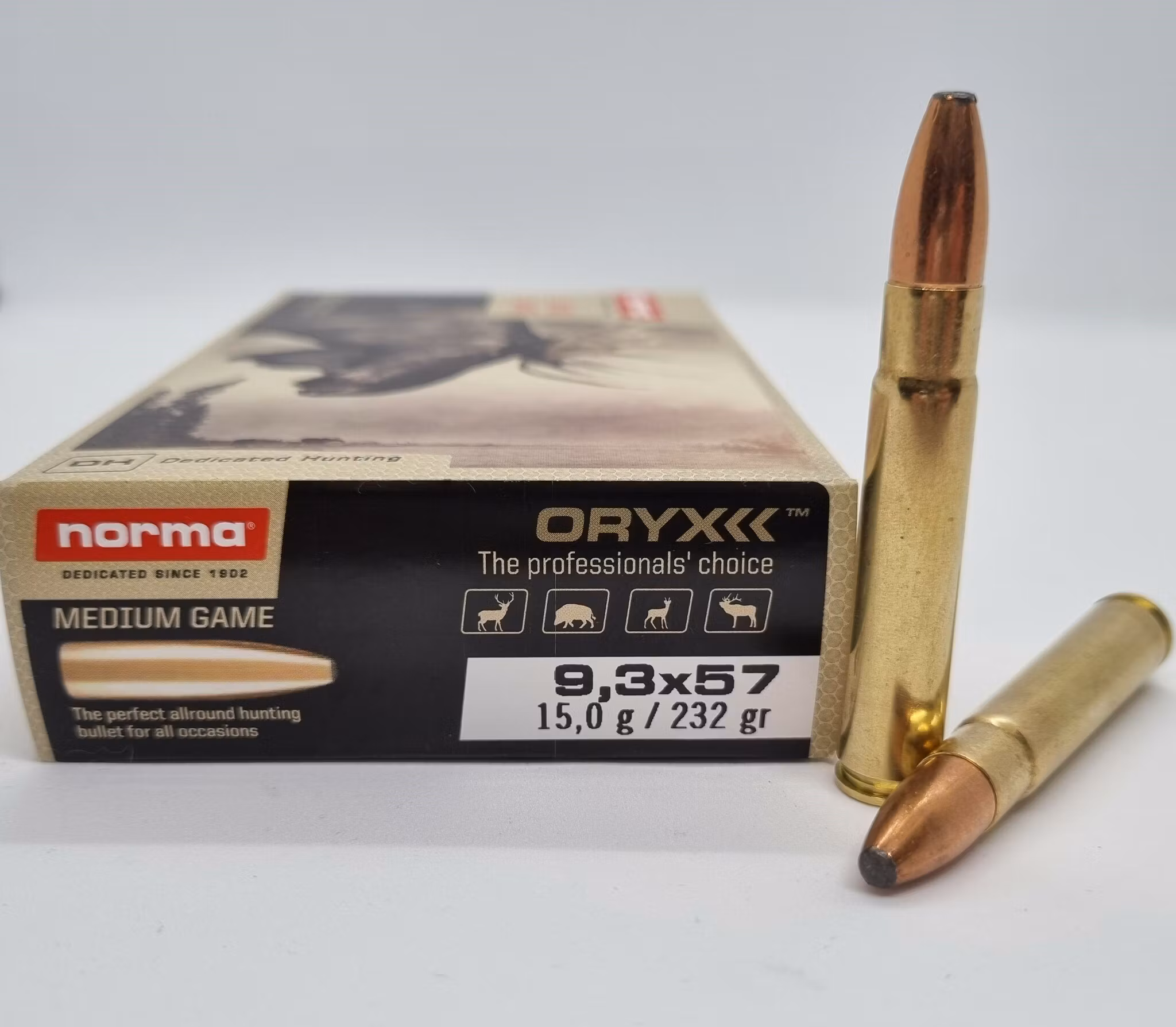 Norma Oryx 9,3x57 232gr Styckvis