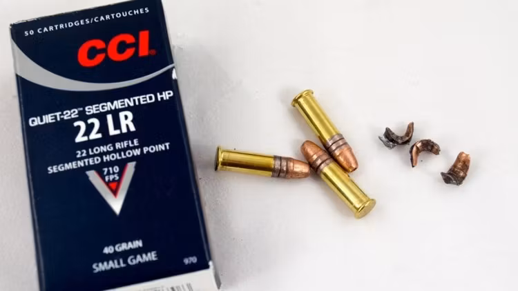 CCI .22LR, QUIET-22 SEGMENTED HP
