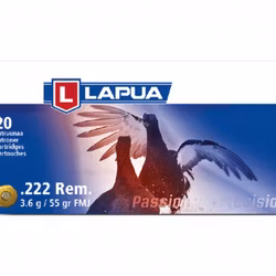 Lapua .222REM 55gr FMJ