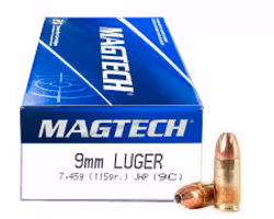 Magtech 9x19 9C 115gr JHP