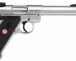 RUGER MKIV TARGET .22 LR, ROSTFRI