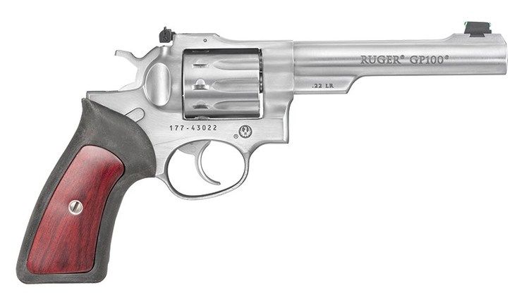 RUGER GP100 .22LR, 5,5" STB SIKTE