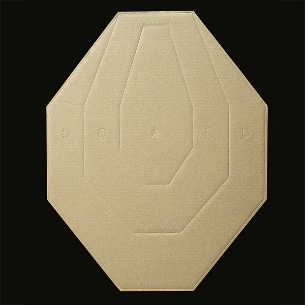 Pistoltavla IPSC MiniTarget - 50st