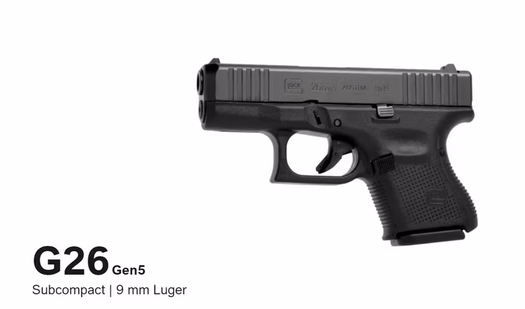 GLOCK 26 GEN5 FS, 9X19mm