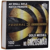 FEDERAL GOLD MEDAL CENTERFIRE SMALL RIFLE PRIMER AR .205 CLAM 1000/BOX