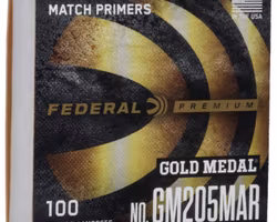 FEDERAL GOLD MEDAL CENTERFIRE SMALL RIFLE PRIMER AR .205 CLAM 1000/BOX