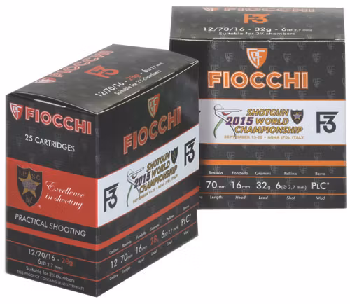 IPSC FIOCCHI F3 12/70 US6, 28g