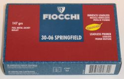Fiocchi 30-06 Sprg 147gr FMJ