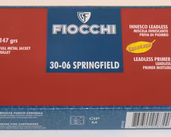 Fiocchi 30-06 Sprg 147gr FMJ