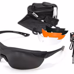 EDGE OVERLORD KIT - CLEAR, TIGER'S EYE, G-15, POLARIZED GRADIENT SMOKE
