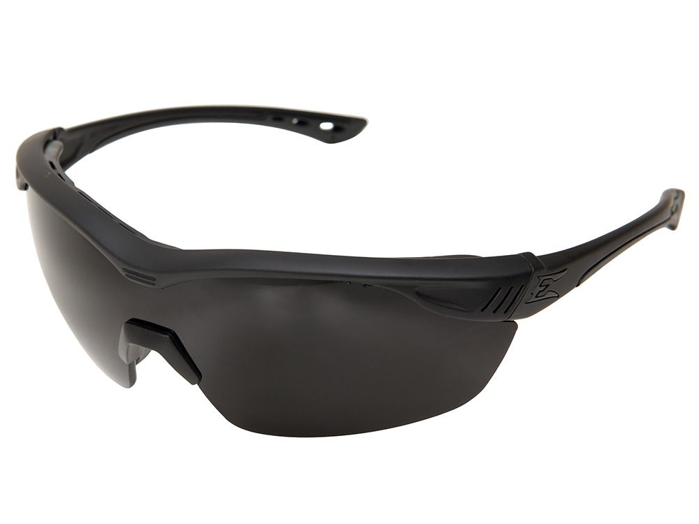 EDGE OVERLORD – SOFT-TOUCH MATTE BLACK FRAME / POLARIZED SMOKE LENS