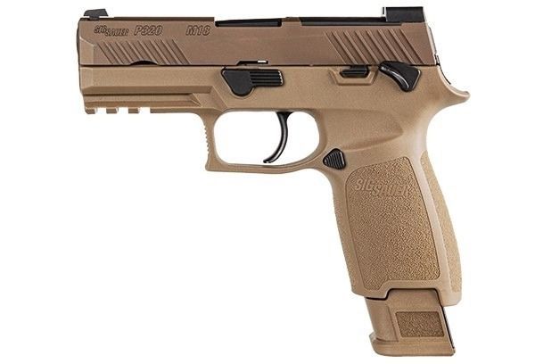 SIG SAUER P320 M18, 3,9" 9MM X 19, (1) 17RD (2) 21RD MAG