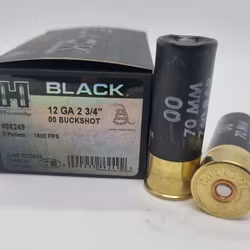 HORNADY BLACK™ AMMUNITION 12 GA 00 BUCKSHOT