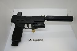 SIG SAUER P322 22LR 4" (2) 20RD BEG Ink Romeo Zero, A-TEC Wave & Foxtrot1X lampa